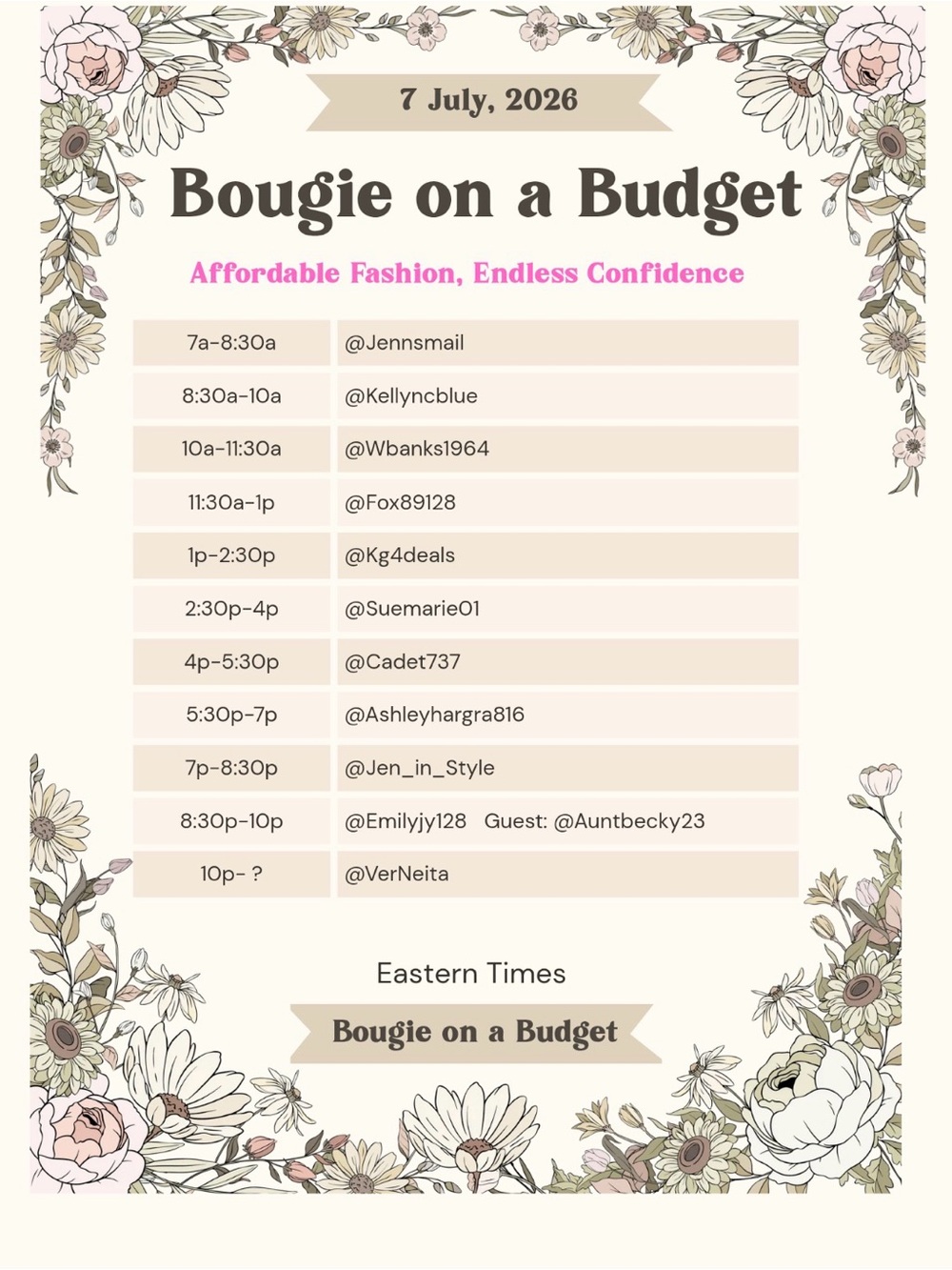 @CADET737 is Live! Like this flyer to be notified when I host LIVE! - Picture 10 of 11